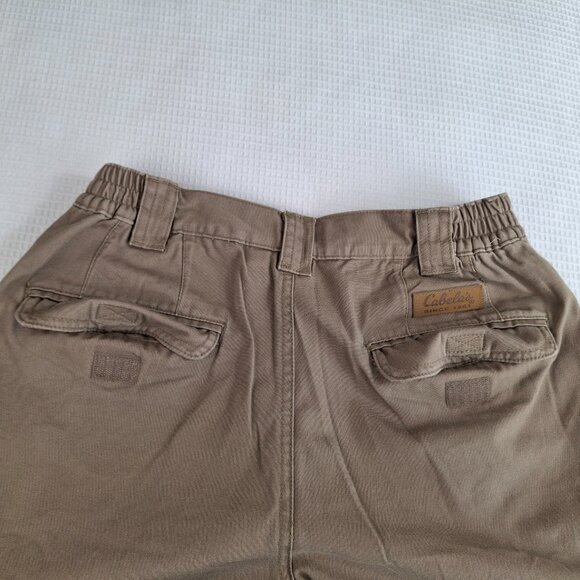 Cabela's Women's Khaki Pants Cargo Size 4 Pocket Hiking Trail Outdoor Beige - Picture 12 of 15